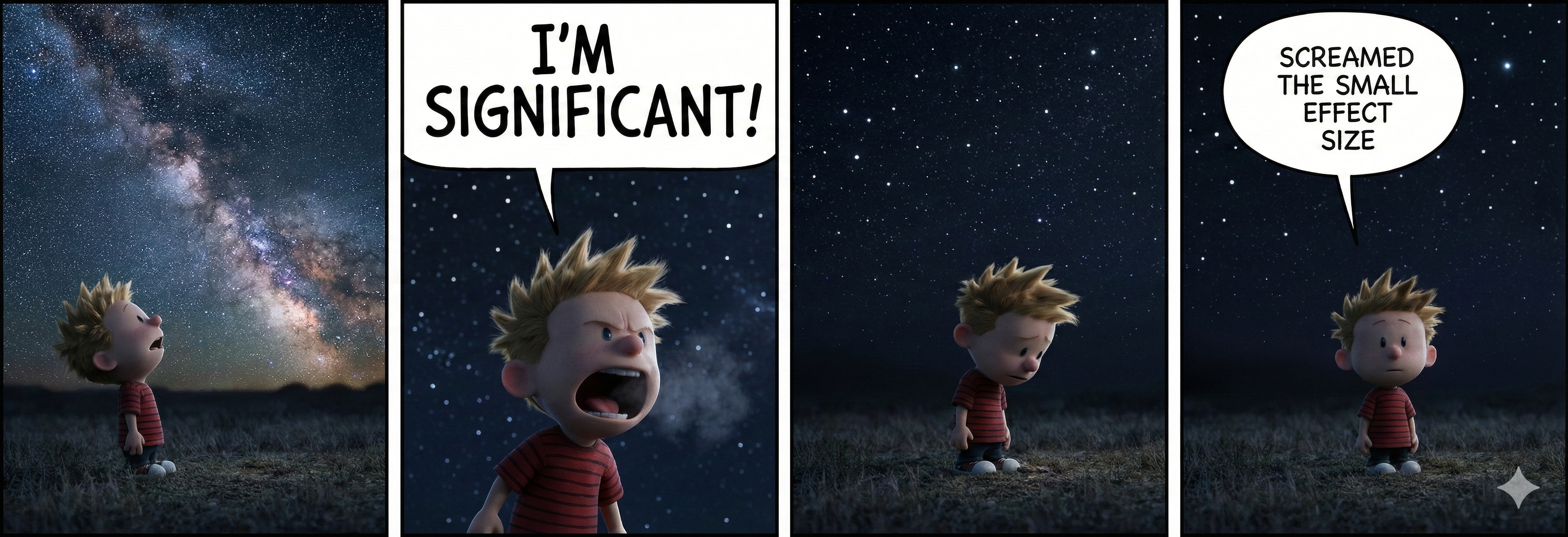 Cartoon on statistical significance